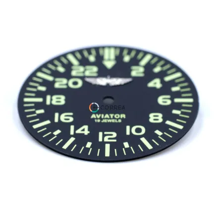 Циферблат для часов Штурманские Aviator (Ракета) черный CSH-008 - 6