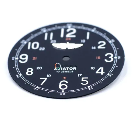 Циферблат для часов Штурманские Aviator (Ракета) черный CSH-010 - 5