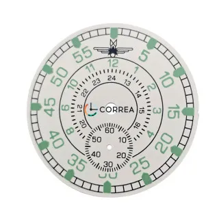 Циферблат для часов Штурманские (ЗИМ) белый CSH-021