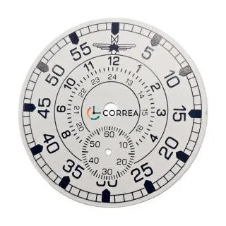 Циферблат для часов Штурманские (ЗИМ) белый CSH-022