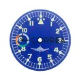 Циферблат для годинника Штурманські Aviator (Ракета) синій CSH-025 - 1