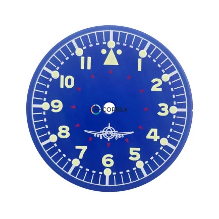 Циферблат для годинника Штурманські Aviator (Ракета) синій CSH-025 - 4