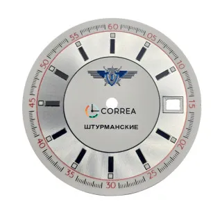 Циферблат для часов Штурманские Poljot белый CSH-026