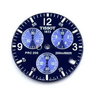 Циферблат для часов Tissot синий CT-005