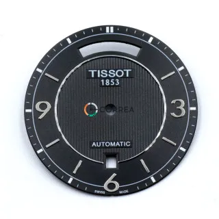 Циферблат для часов Tissot черный CT-007