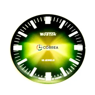 Циферблат для годинника Восток зелений CV-017