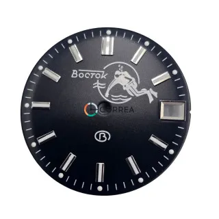 Циферблат для годинника Восток Амфібія чорний CVK-025