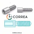 Удлинитель переводного вала универсальный короткий 1,2/0,9 мм Swiss (5 шт) FUV-009 - 1
