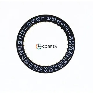Календарный диск №2557/1 для механизма Eta 2824, 2892 черный