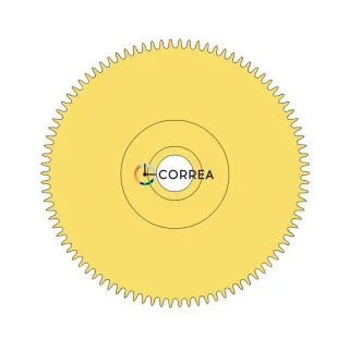 Часовое колесо №255 для механизма Eta 7750