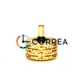Заводная головка стальная красное золото GS-030-25 - 2