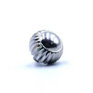 Заводная головка стальная белая GS-038-25w
