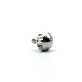 Заводная головка стальная белая GS-054-18w