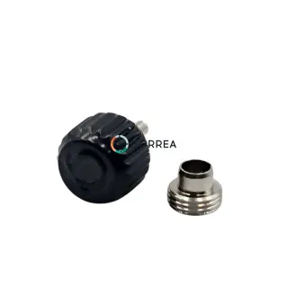 Заводная головка для часов Omega Seamaster черная GSOM-101b