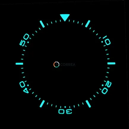 Керамическая накладка безеля для часов Omega Seamaster Planet Ocean 46 мм черная люменисцентная KBO-005 - 7