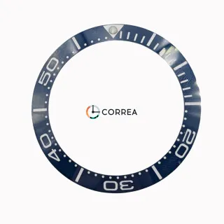 Керамічна накладка безелю для годинника Omega Seamaster 300m 42 мм синя KBO-006