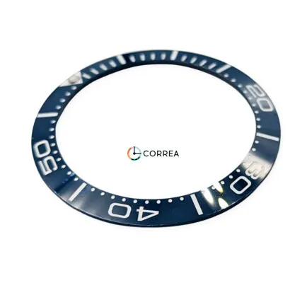 Керамическая накладка безеля для часов Omega Seamaster 300m 42 мм синяя KBO-006 - 5