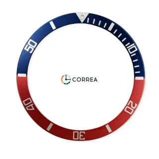 Алюминиевая накладка безеля для часов Seiko SKX 6105 "пепси" KBSA-001