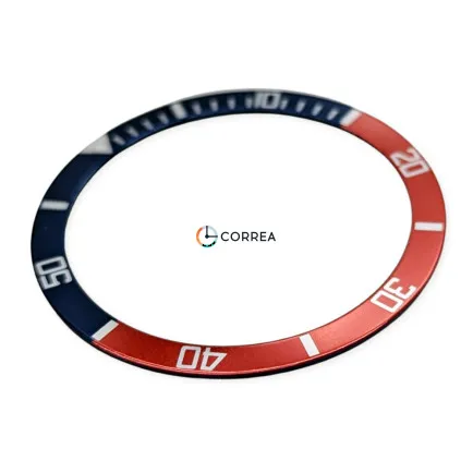 Алюминиевая накладка безеля для часов Seiko SKX007 SKX009 "пепси" KBSA-003 - 5