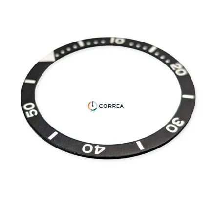 Алюминиевая накладка безеля для часов Seiko SKX007 SKX009 черная KBSA-005 - 5