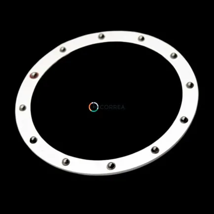 Алюминиевая накладка безеля для часов Seiko SKX007 SKX009 SKX011 серебро KBSA-006 - 5