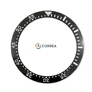 Керамічна накладка безеля для годинника Seiko SPB185 SPB187 чорно-біла KBSK-002