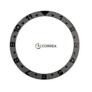 Керамічна накладка безеля для годинника Seiko SKX007 SKX009 чорна KBSK-003