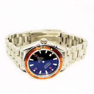 Корпус для часов Omega Seamaster Planet Ocean сталь с оранжевым безелем KOM-002o