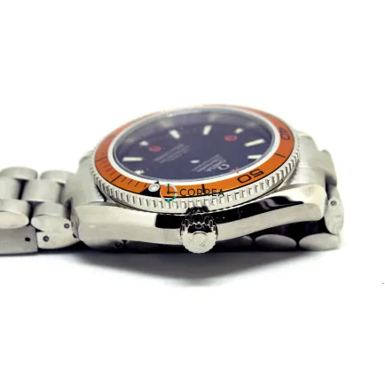 Корпус для часов Omega Seamaster Planet Ocean сталь с оранжевым безелем KOM-002o - 13
