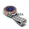 Корпус для часов Omega Seamaster Planet Ocean сталь с оранжевым безелем KOM-002o - 3