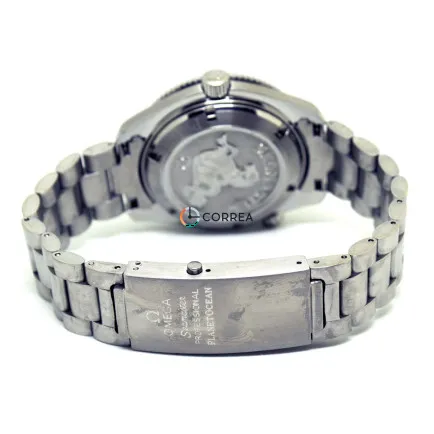 Корпус для часов Omega Seamaster Planet Ocean сталь с оранжевым безелем KOM-002o - 9