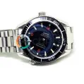 Корпус для часов Omega Seamaster Planet Ocean сталь с черным безелем KOM-002s - 6