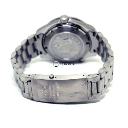 Корпус для часов Omega Seamaster Planet Ocean сталь с черным безелем KOM-002s - 12