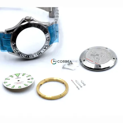 Корпус для годинника Omega Seamaster GMT 41 mm сталь KOM-008  - 11