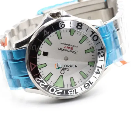 Корпус для годинника Omega Seamaster GMT 41 mm сталь KOM-008  - 7
