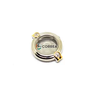 Корпус для часов Romanson RM 9132 комбинированный KR-020