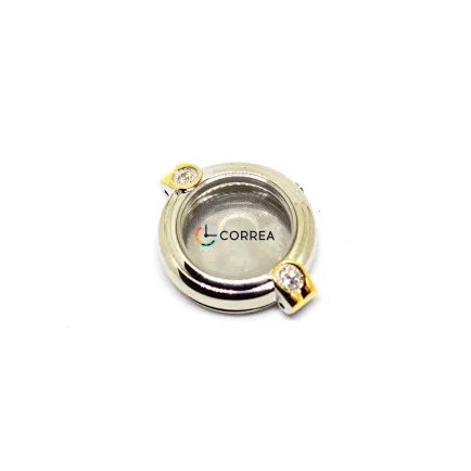 Корпус для часов Romanson RM 9132 комбинированный KR-020 - 6