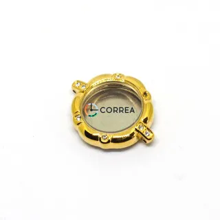 Корпус для часов Romanson RM 7518 золото KR-022