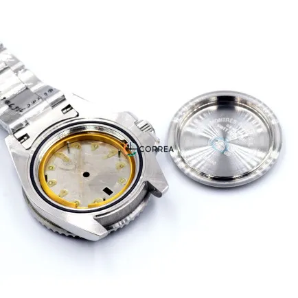 Корпус для годинників Rolex Submariner білий з чорним циферблатом KRO-001 - 15