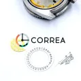 Корпус для годинників Rolex Submariner білий з чорним циферблатом KRO-001 - 8