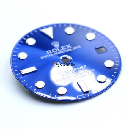 Корпус для годинників Rolex Submariner білий з синім циферблатом KRO-002bl - 18