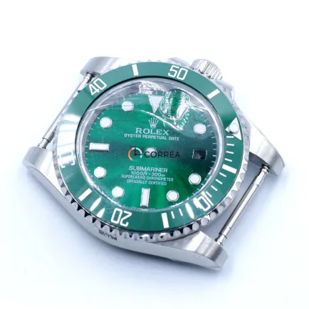 Корпус для годинників Rolex Submariner білий з чорним циферблатом KRO-002g - 15