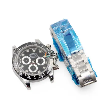 Корпус для годинника Rolex Daytona білий з чорним циферблатом KRO-003 - 7