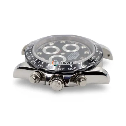 Корпус для годинника Rolex Daytona білий з чорним циферблатом KRO-003 - 8