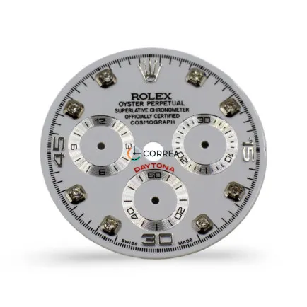 Корпус для годинника Rolex Daytona білий з білим циферблатом KRO-003 - 8