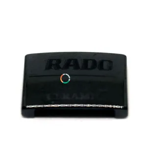 Накладка на замок браслета Rado керамическая черная KZR-002