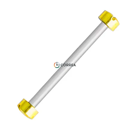 Штифт с винтами для ремешка золото FSPM-121 - 4