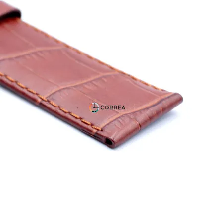 Ремінець з телячої шкіри Bandco коричневий HB1-21410 (RBK-048) - 10