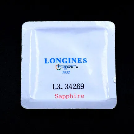 Скло сапфірове випукле бочка для годинника Longines L3.34269 ⇔ 0,9 мм 15,8х19,4 SLO-004 - 5