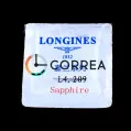 Стекло сапфировое выпуклое круглое для часов Longines L4.209 ⇔ 0,8 мм Ø21,2 SLO-006 - 2